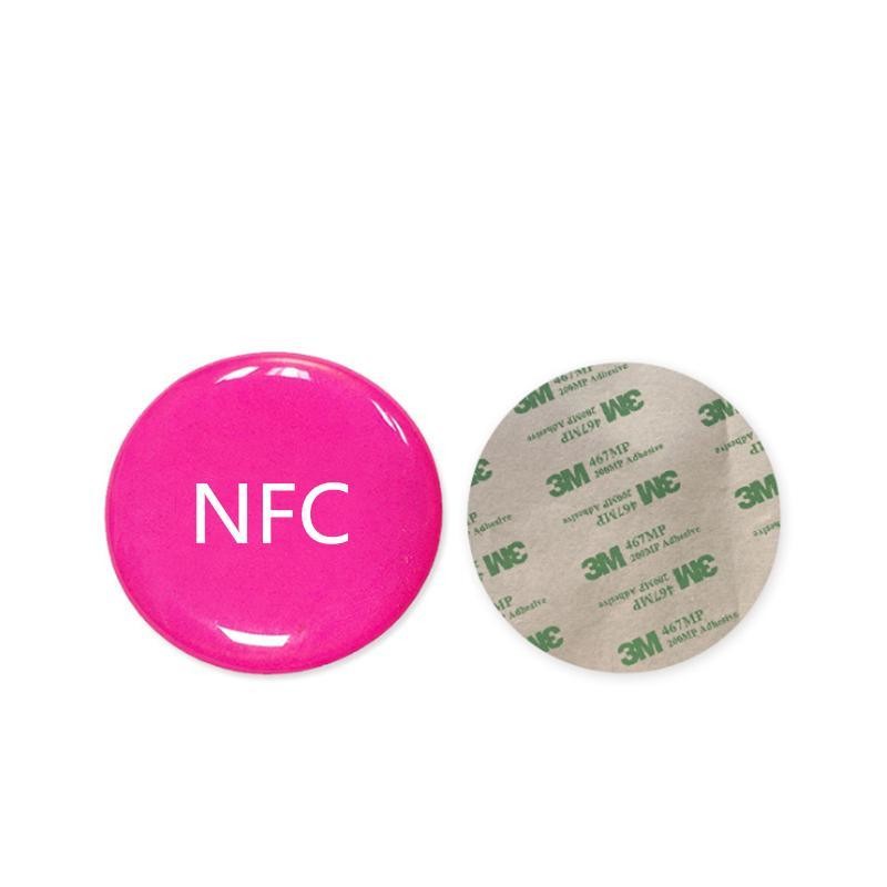 Wholesale 13.56MHz NFC Keychain Tag Social Media Info Share NFC Phone Sticker Ntag213 Ntag215 Ntag216 from china suppliers
