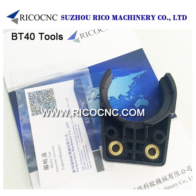 Wholesale Black BT40 Tool Clips CNC Tool Changer Grippers BT Tool Holder Forks from china suppliers