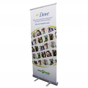 Wholesale Aluminum Retractable Banner Stands With Canvas Bag Easy Packing Carrying from china suppliers