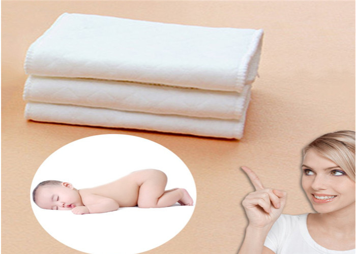 Wholesale 10pcs Breathable Baby Cloth Diapers Cotton Nappies For Newborns 3 Layers from china suppliers
