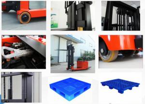 Wholesale Warehouse Material Handling Rack Stacking Forklift Electric Stacker Machine from china suppliers