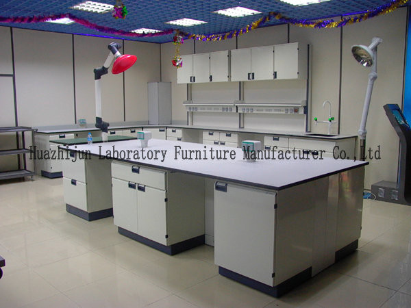 Wholesale Durable School Steel Lab Bench 1.0mm Steel Cabinets With PP Material Handle from china suppliers