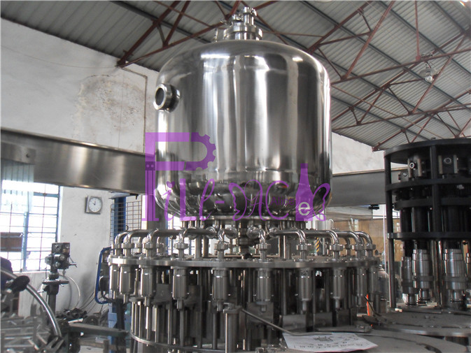 Wholesale Stainless Steel Juice Hot Filling Machine , Silver Gray Monoblock Filling Machine from china suppliers