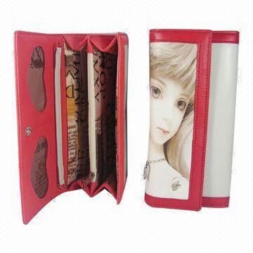 Wholesale Women's Leather Long Wallets with Golden Hardware, 12 Card Slots and Divided Bill Compartments from china suppliers