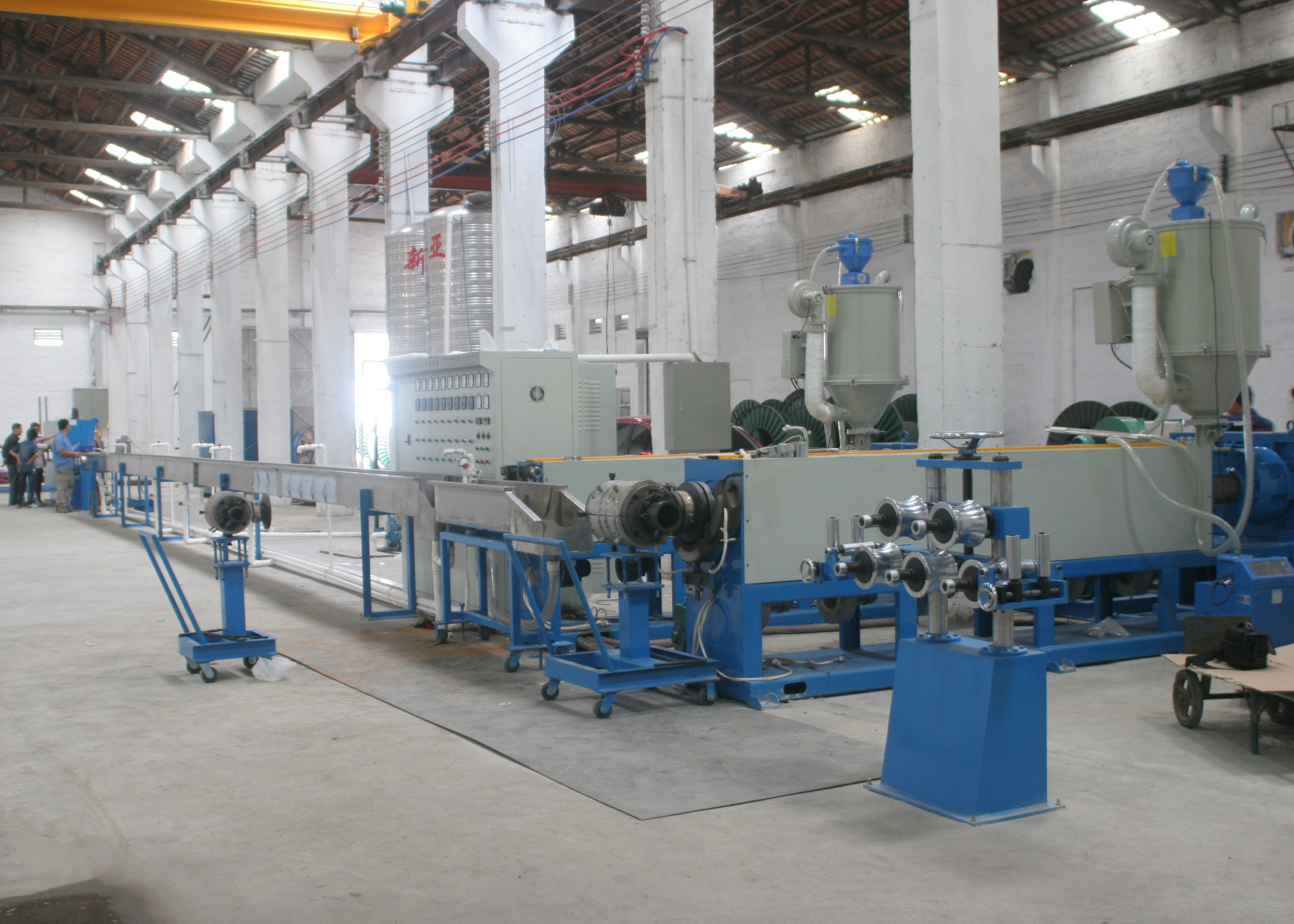 Wholesale Fast Speed Automotive Cable Extrusion Line Computerized Control Energy Efficiency from china suppliers