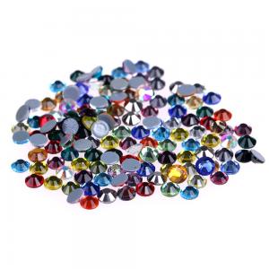 Wholesale Ss4 / Ss6 MC Glass Rhinestones , Flat Back Glass Crystals Eco - Friendly from china suppliers
