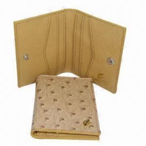 Wholesale Business Name Card Cases, Made of Grain PU, Comes in Fashionable Designs, Measures 10 x 8cm from china suppliers