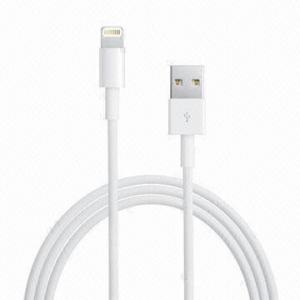 Wholesale 8-pin USB2.0 Lightning Cable for iPhone 5, iPod Touch 5th and iPod Nano 7th, OEM Orders Welcomed  from china suppliers