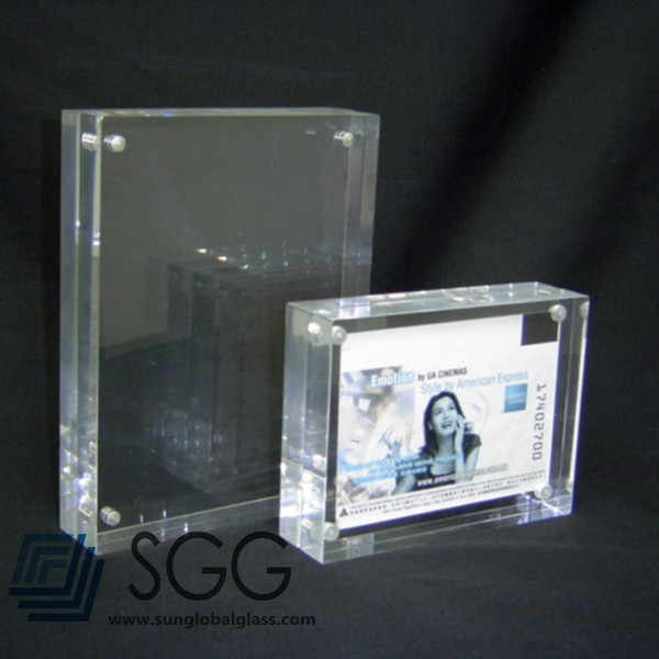 Wholesale 10mm+10mm ultra clear picture frame glass with magnets from china suppliers