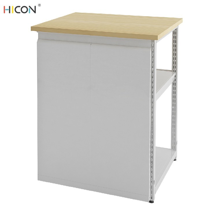 Wholesale Useful Floor White Metal Wooden Departmental Store Racks from china suppliers