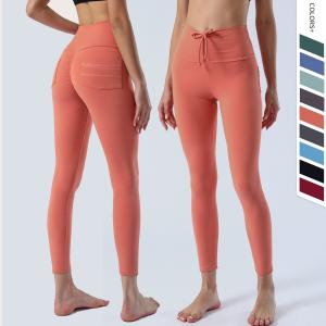 Wholesale 220gsm Yoga Workout Leggings Naked Skin Tie Dye Gym Tights With Pockets from china suppliers