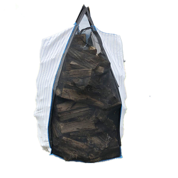 Firewood Packing Super Sacks Bags , 1000 KGS FIBC Jumbo Bags Top Open Bottom Closed