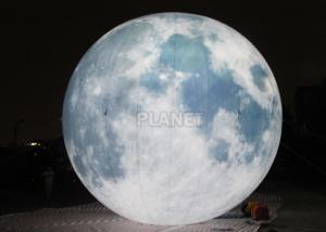 Wholesale Giant Lighting Inflatable Moon Globe 6 M Dia PLL - 145 Long Lifespan from china suppliers