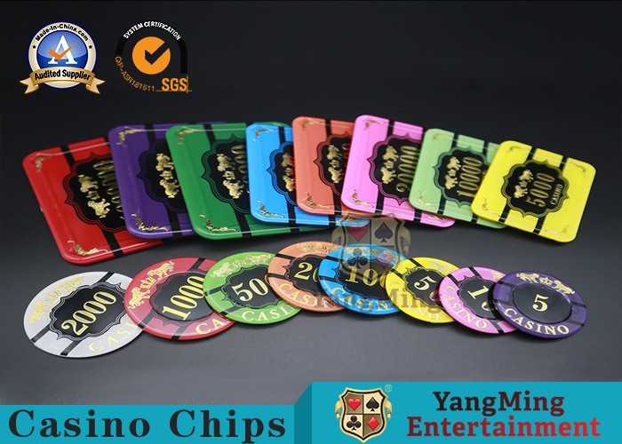 Wholesale Square Crystal Acrylic Poker Chips With Custom Logo / Super Touch Texture Poker Plaque from china suppliers