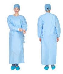Wholesale Polypropylene Disposable Isolation Gown Blue Color Surgeon Operating Applied from china suppliers