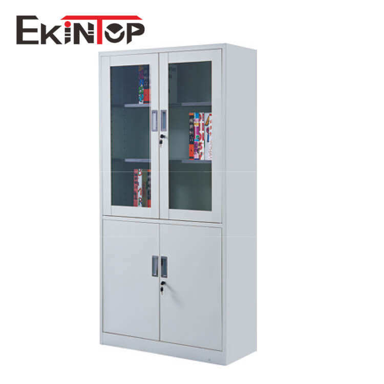 Wholesale Modern Glass Door File Cabinet Rustproof For Bank Government Office from china suppliers