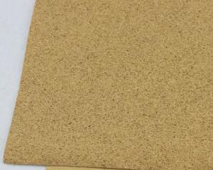 Wholesale Popular 1.35m Width Mico-Granules Nature Cork Leather by Yard Color for Handag Making from china suppliers