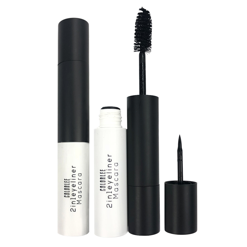 Wholesale 2 In 1 Eye Lash Mascara Thick Curling 4D Double Head For Women from china suppliers