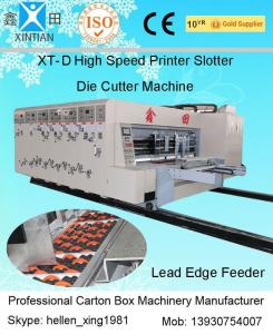 Wholesale High Precision Alloy Steel Flexo Printer Slotter Machine Automatic Carton Machine from china suppliers