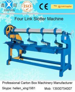 Wholesale Adjustment Carton Box Making Machine 1.5kw with Four Links Slotter , 3000mm Width from china suppliers