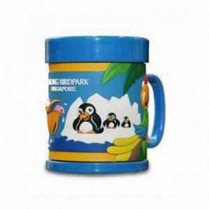 Wholesale Promotional Soft PVC Mug, Measures 85 x 94mm, Made of Plastic from china suppliers