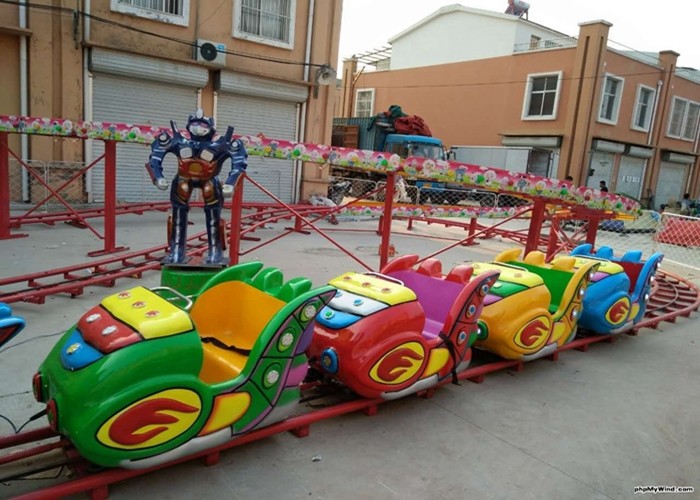 Wholesale Space Shuttle Shape Kiddie Roller Coaster Marked With Modern Interchange Track from china suppliers