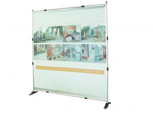 Wholesale 8 Feet / 10 Feet Graphic Banner Stand Backdrop Adjustable Type Digital Printing from china suppliers