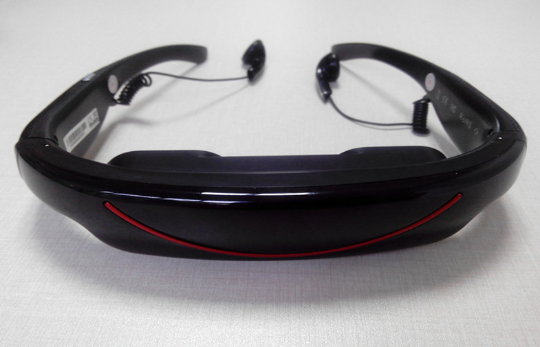 Wholesale 432*240 WQVGA Mobile Theatre Video Glasses Cinema Eyewear AV In For DVD , PS3, TV from china suppliers
