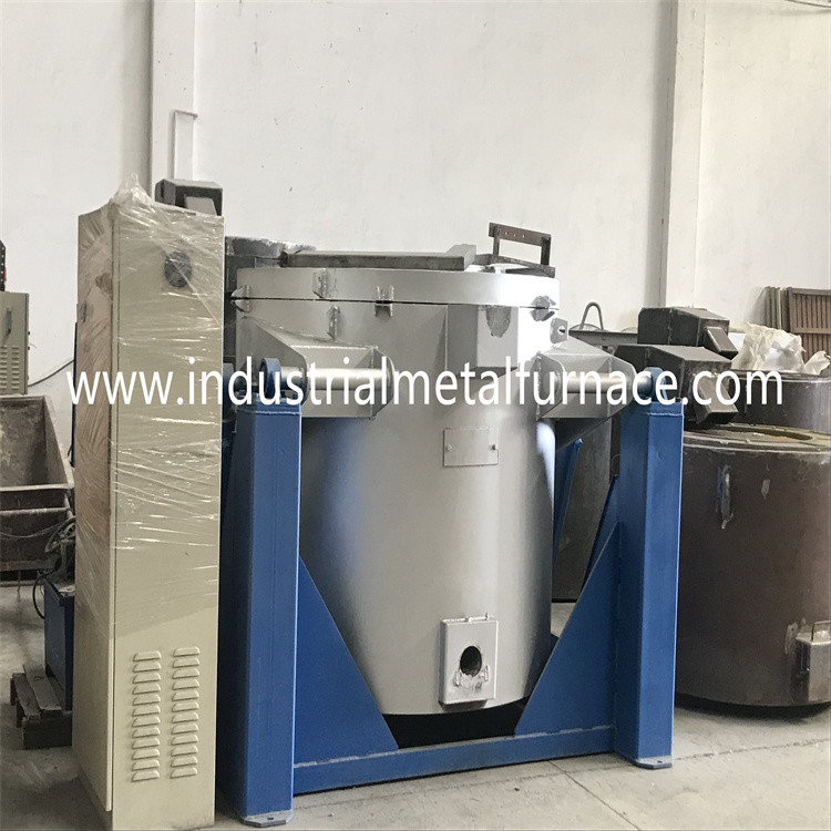 Wholesale PID Tilting Type Gas Fired Crucible Melting Furnace For Aluminum Alloy 1000kg from china suppliers
