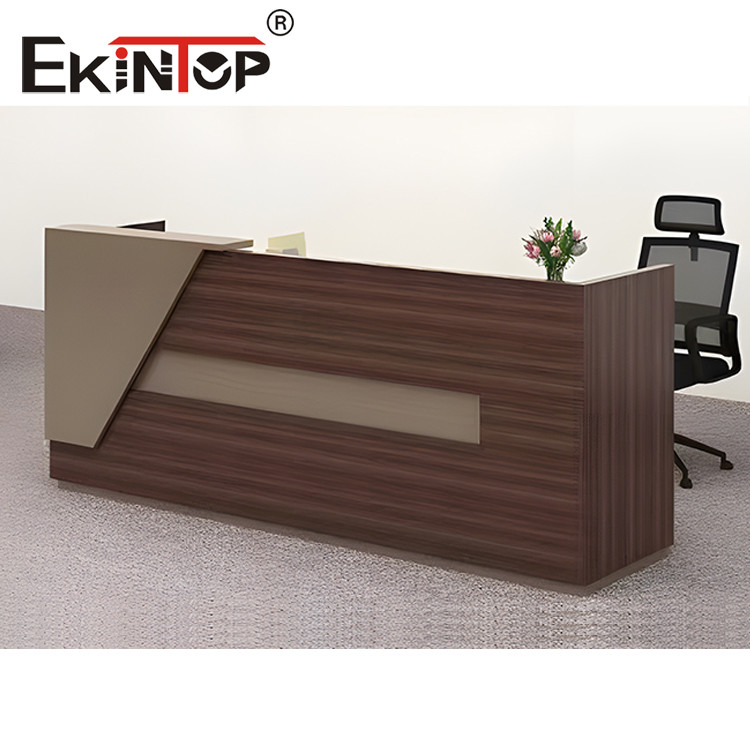 Wholesale Wooden Reception Table Extendable Melamine Material For CEO Manager from china suppliers