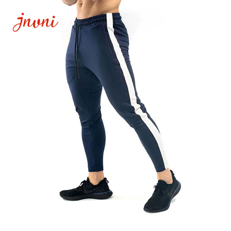 Wholesale Zipper Men Running Pants Sports Fitness Tights Gym Jogger Bodybuilding Sweatpants from china suppliers
