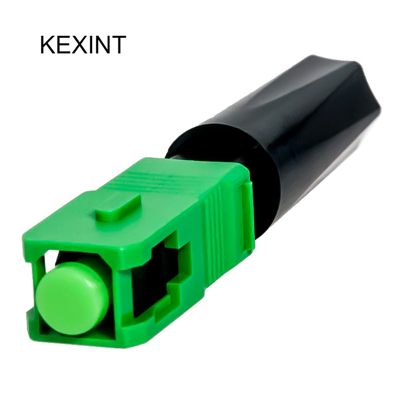 Wholesale Fast Connector Fiber Optic 55mm SC APC Single Mode Fiber Connectors Couplers 10N from china suppliers