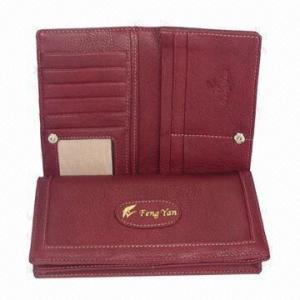Wholesale Men's PU Leather Wallet, Measures 10 x 9 x 2.5cm, OEM Orders Welcomed from china suppliers