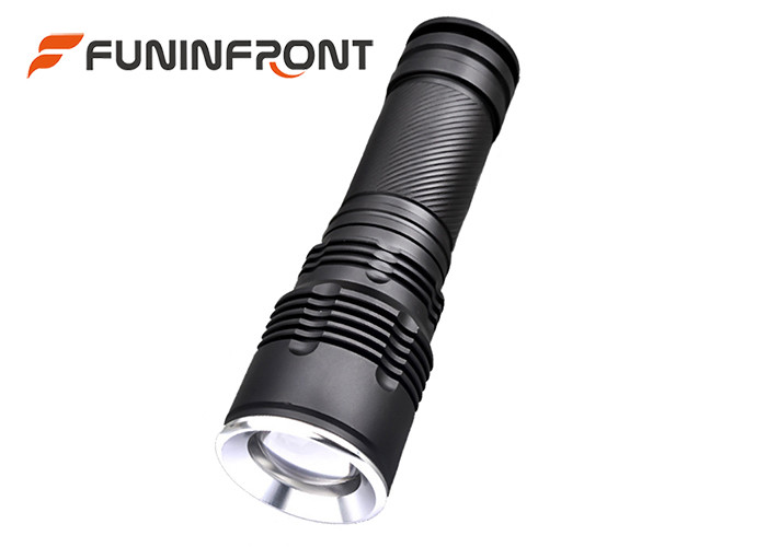 Wholesale CREE XM-L T6 Zoom LED Flashlight Work with 18650 / 26650 Li-ion Battery or 3*aaa from china suppliers