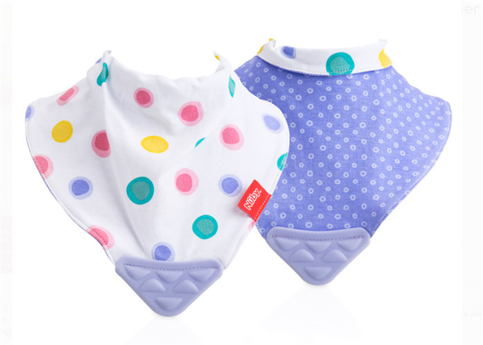 Wholesale Unisex Baby Drool Bibs , White Cotton Baby Bibs Omfortable & Skin Care from china suppliers