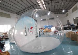 Wholesale 4m Inflatable Snow Globe Bubble Tent With Passage Way Background from china suppliers