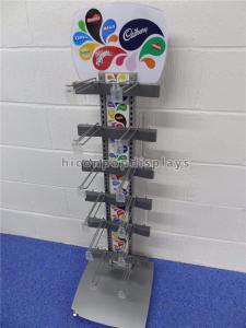 Wholesale Freestanding Metal Chocolate Sweet Display Stand 12 Hooks For Snacks Store from china suppliers