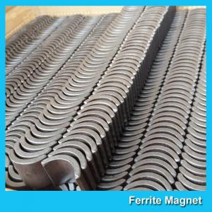 Buy cheap U Shaped Ceramic Ferrite Magnets Permanent Motor Magnet R35 x 137 x 7.5 Customized Size from wholesalers