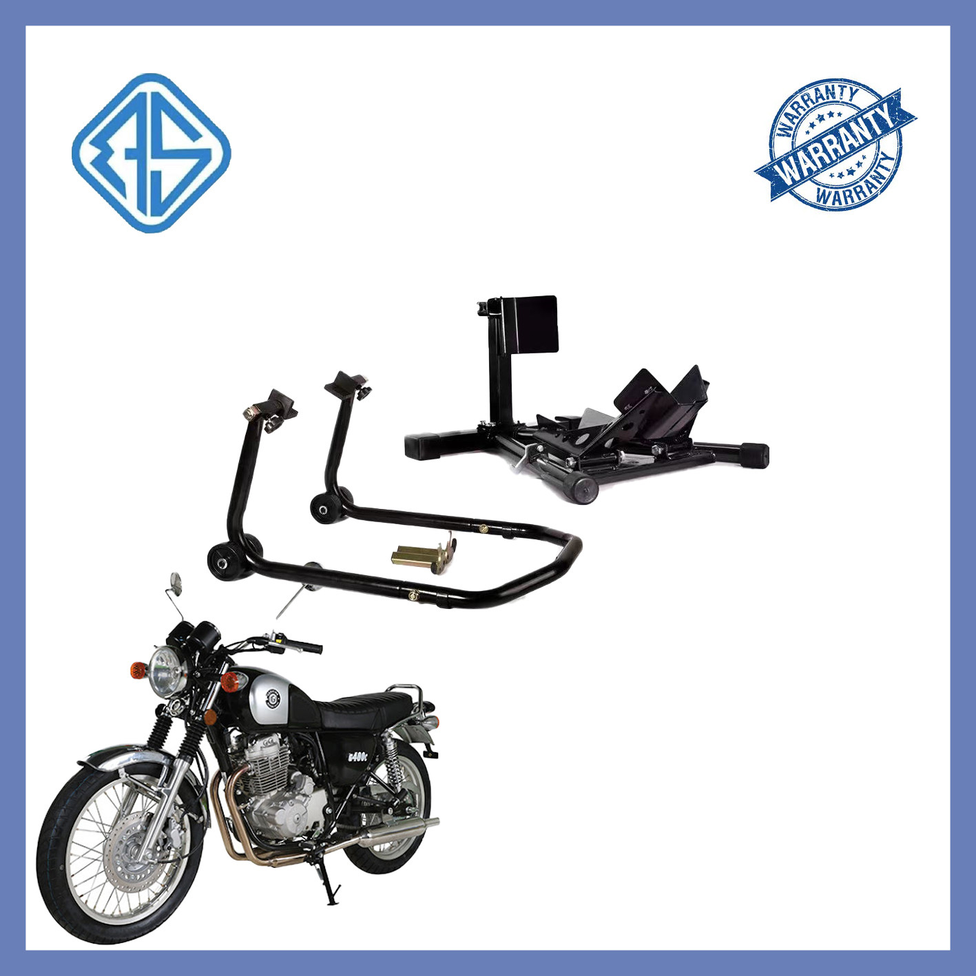 Wholesale Steel Tube Motorcycle Wheel Lift Stands Trailer Paddock Rubber Mat from china suppliers
