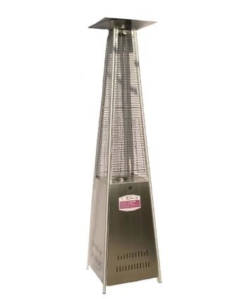 Wholesale 2330mm LPG Glass Tube Patio Heater Pyramid Shape Freestanding Installation from china suppliers