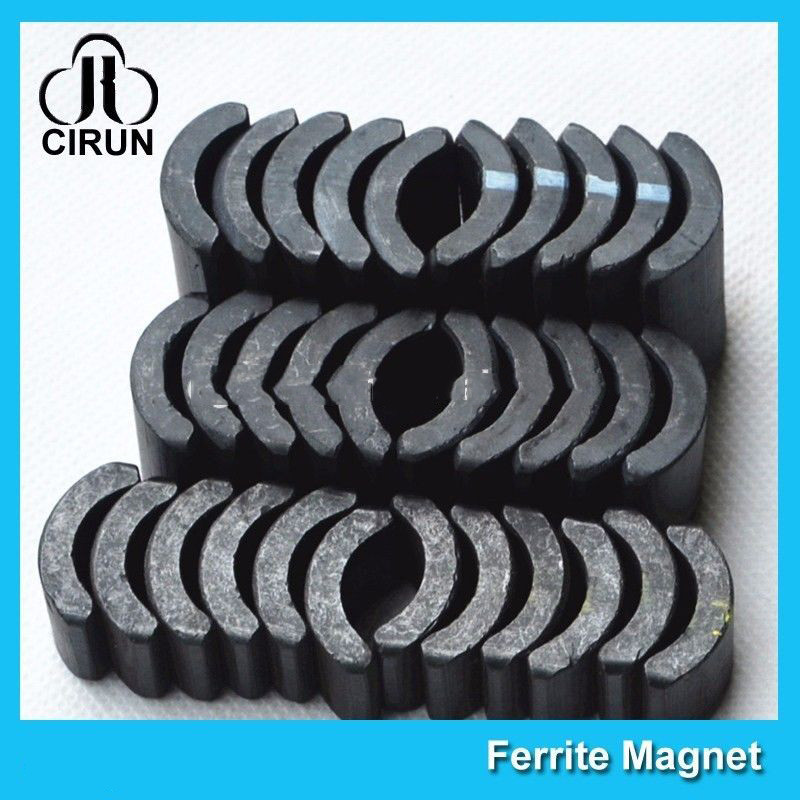 Wholesale Powerful Ceramic Ferrite Arc Magnet , Sintered Permanent Magnets Customized from china suppliers