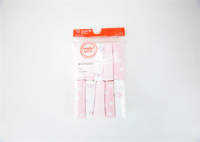 Wholesale 80% Cotton 20% Polyester Baby Bath Washcloths For Infants 200GSM 9" L X 9" W from china suppliers