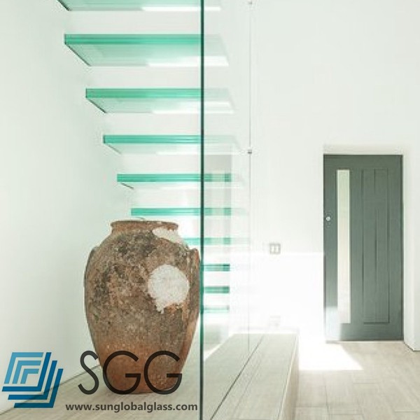 Wholesale clear laminated glass stair treads 6+6mm 8+8mm 10+10mm from china suppliers