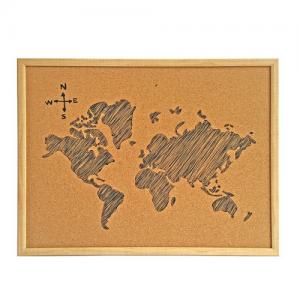 Wholesale Fashion Cork Board Memo Board with MDF Fame for Office or School from china suppliers