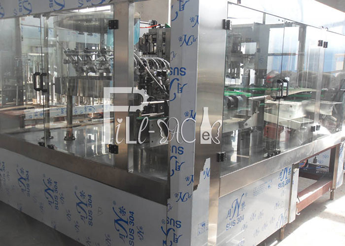 Wholesale PET Plastic Glass 3 In 1 Monobloc Sparkling Water Wine Bottle Filling Machine / Equipment / Line / Plant / System from china suppliers
