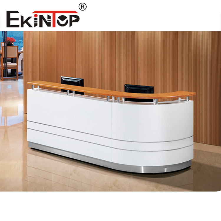 Wholesale Ekintop L Shaped Reception Desk Furniture For Boss CEO Office Multifunction from china suppliers