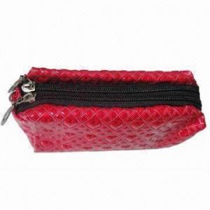 Wholesale Mini PVC Cosmetic Bag with Zipper Closure and Clear Printing, Various Sizes/Colors Available from china suppliers