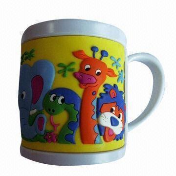 Wholesale Promotional Soft PVC Mug Cup with 258mm Circumference and 9oz Mug Capacity from china suppliers