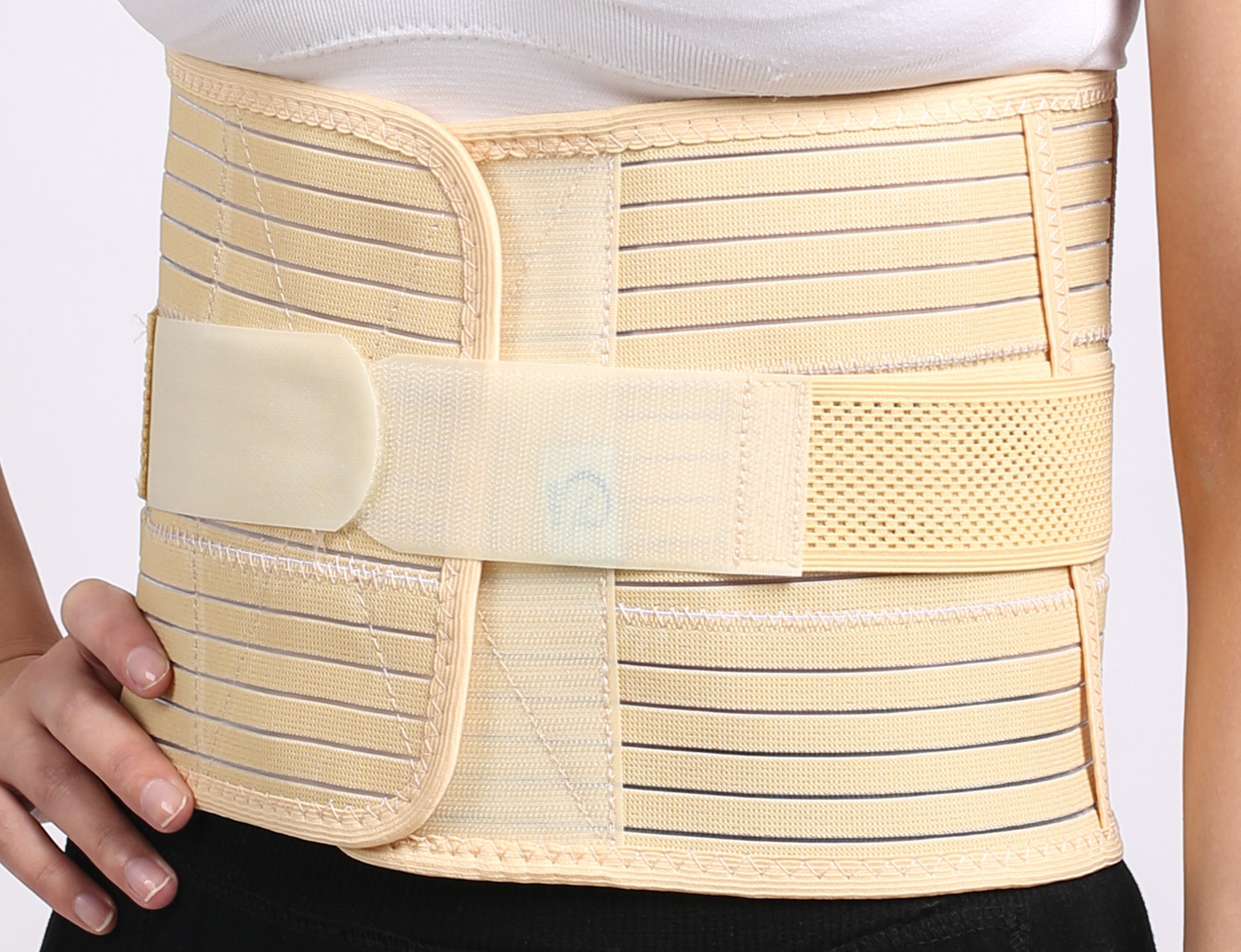 Buy cheap New High Quality Double Pull Adjustable Elastic back brace Waist Support belt from wholesalers