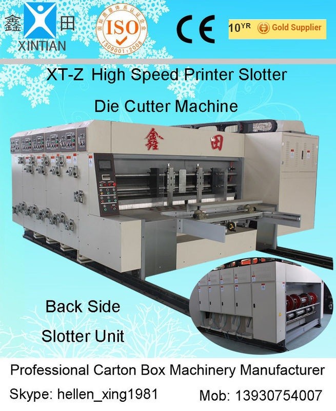 Wholesale 380V Stable Carton Packing Machine With Die Cutter / Corrugated Case Flexo Printer from china suppliers